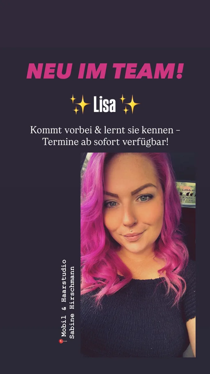 Blick ins Haarstudio Sabine Hirschmann in Kapfenstein